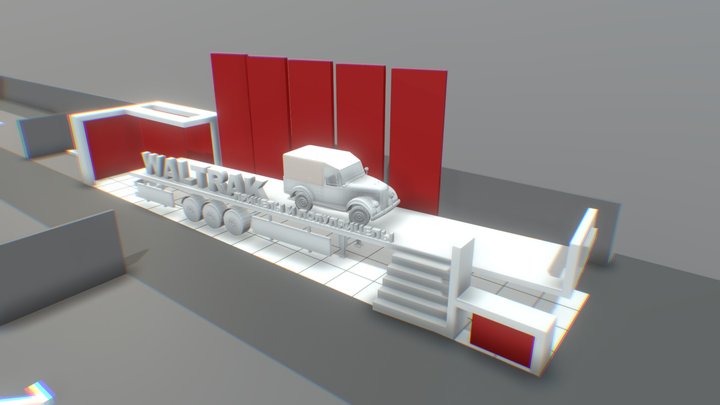 Waltrak stand 04 3D Model