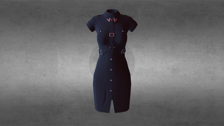 Harness Dress 3D Model