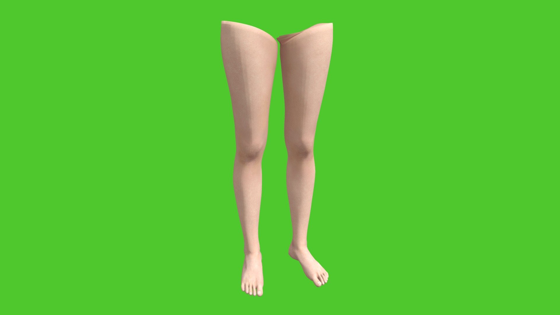 attractive_women_over_the_knee_leg_model (1) - Download Free 3D model ...