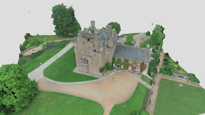 Crathes Castle 3D Model