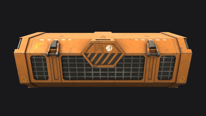 Star Wars Container Kyber Crystal [Free FBX] 3D Model