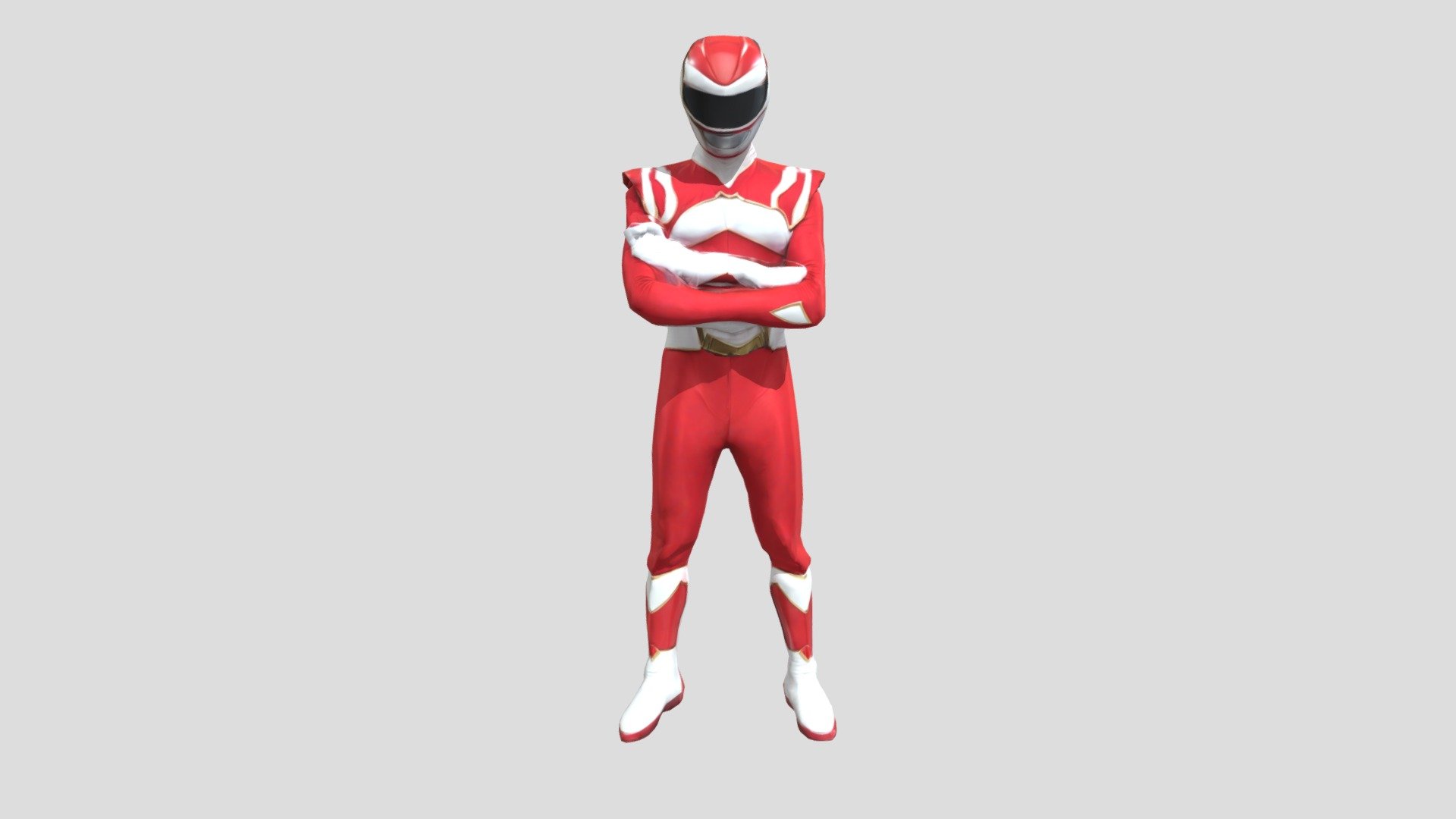red power ranger - Download Free 3D model by yongtun [c880380] - Sketchfab
