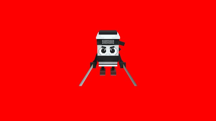 Capuccino minecraft 3D Model