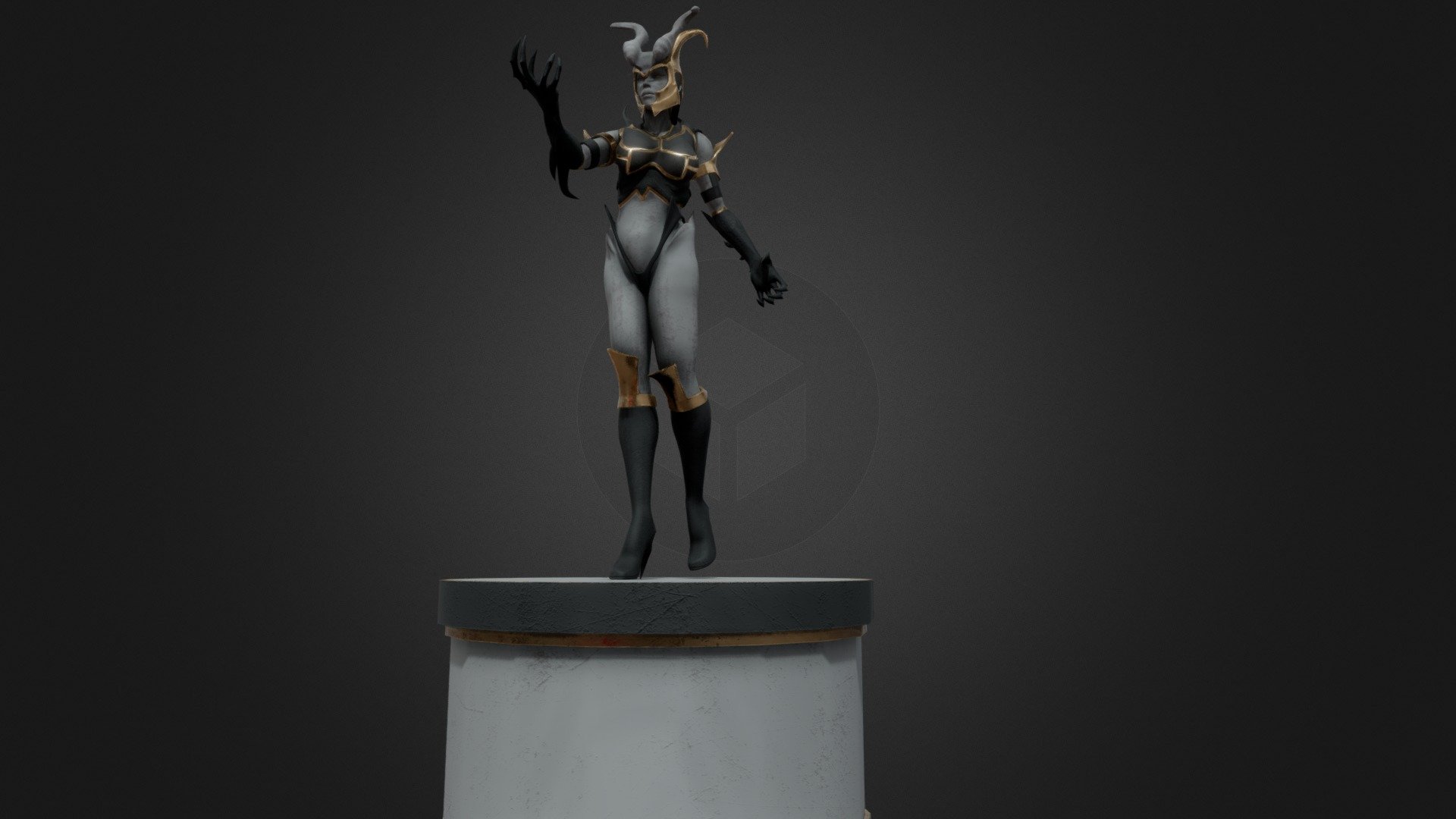 Lucifier Statue