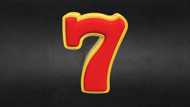 Seven Symbol 3D Model