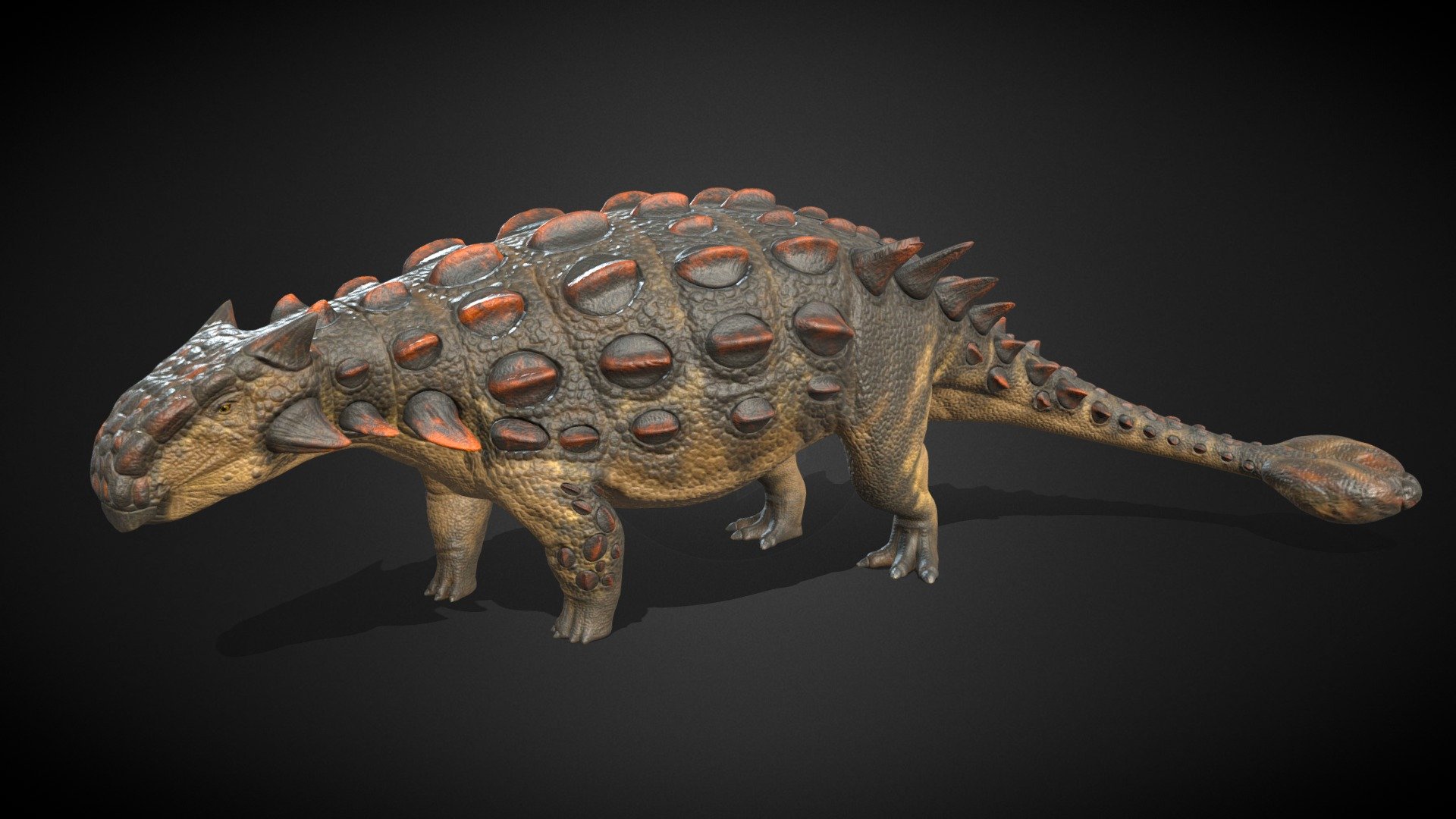 Ankylosaurus Rig Asset - Buy Royalty Free 3D model by Bill Nguyen ...