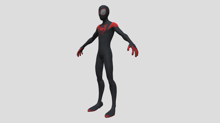 Spider-Man (Miles Morales) – Modello 3D gratuito STL