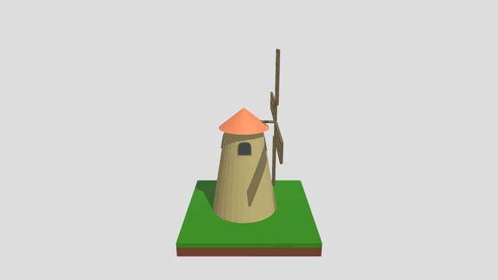 moinho 3D Model