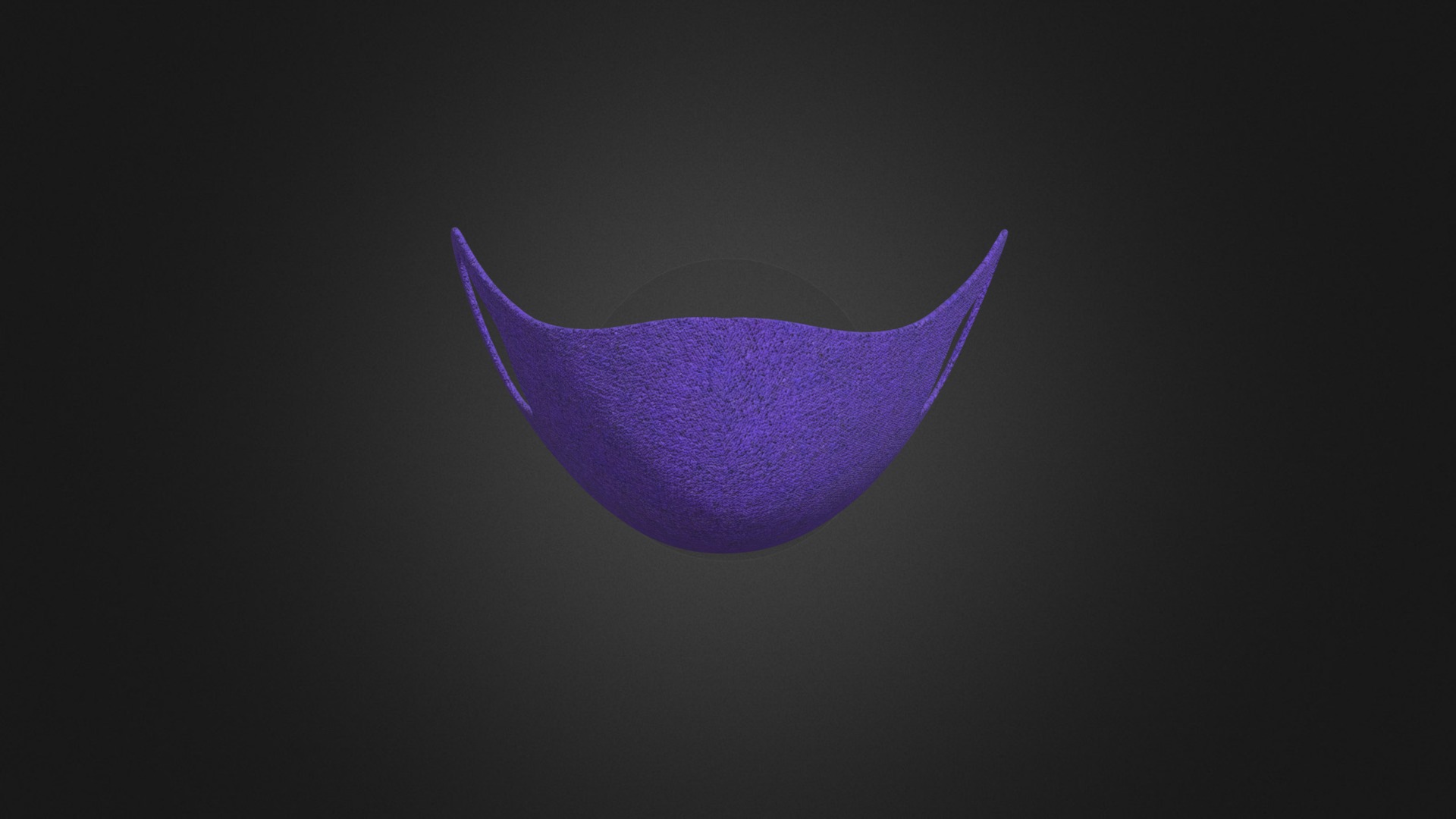 3D model Purple Mask - This is a 3D model of the Purple Mask. The 3D model is about a pink and purple logo.