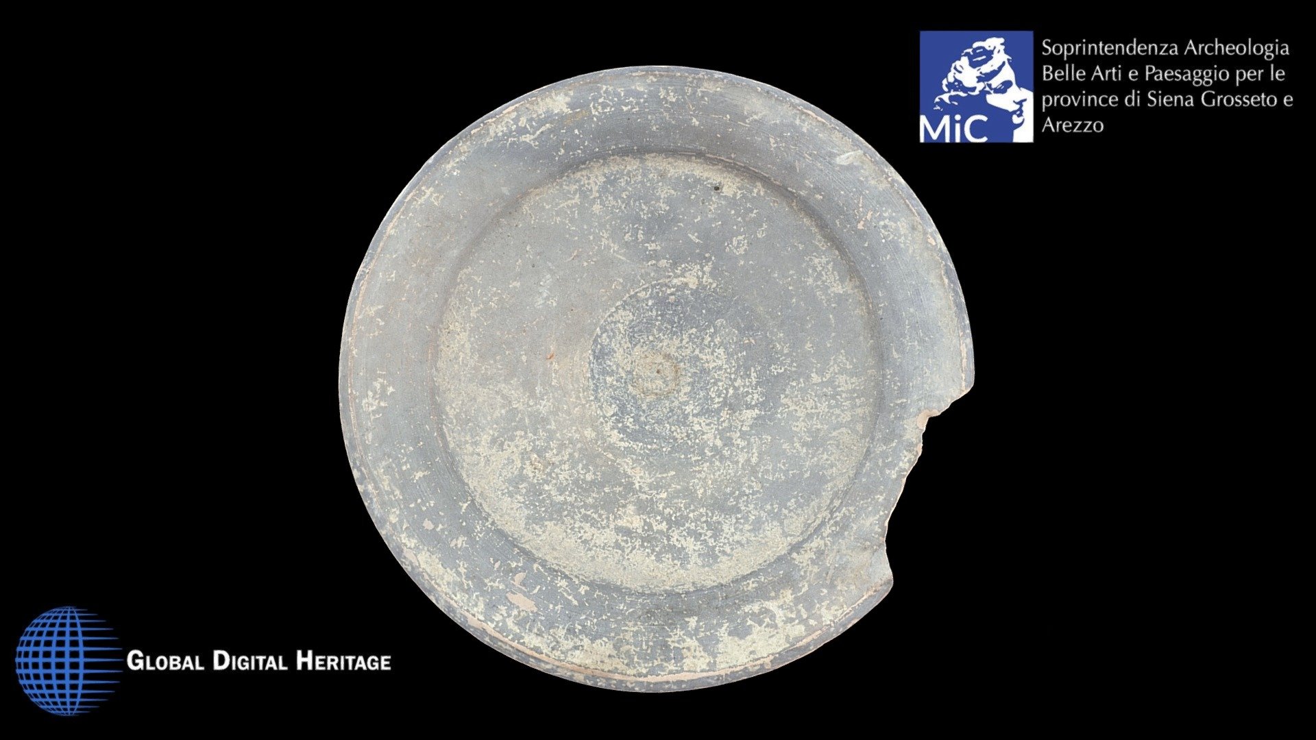 Etruscan black-gloss small plate