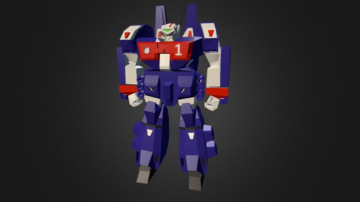 Armored Valkyrie  VF1J 3D Model