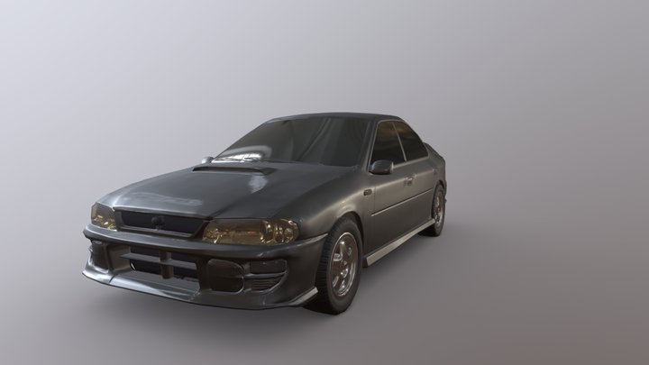 Subaru GC8 Rough model 3D Model