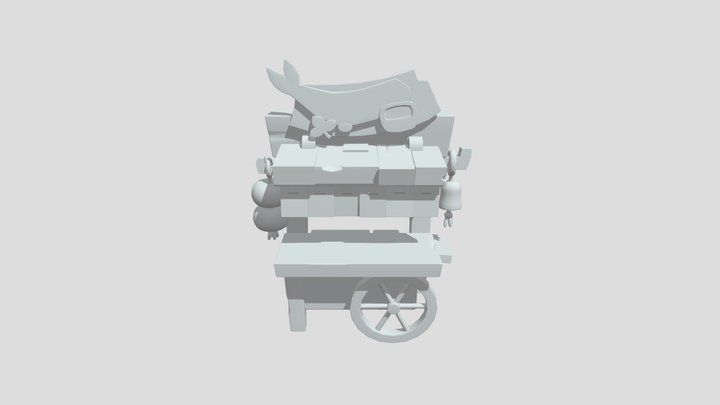 Food Cart v2 3D Model