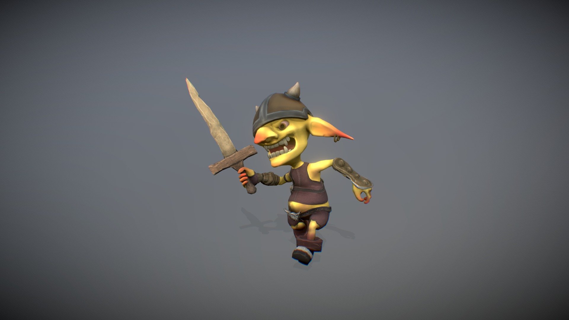 Goblin - Run with sword Animation