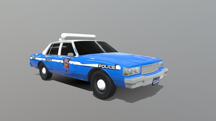 1987 Chevrolet Caprice Classic NYPD 3D Model