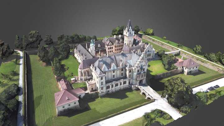 Castle Grafenegg 3D Model