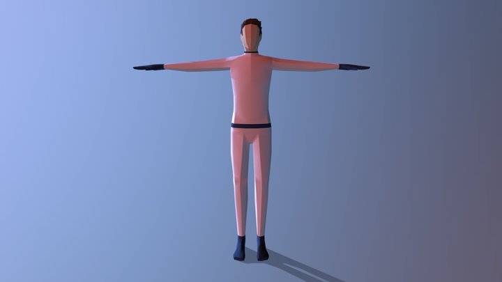 Man In EC Suit 3D Model