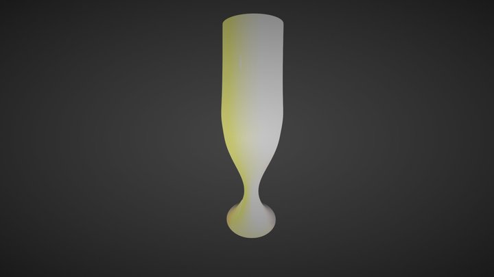 Champagne Glass #8 - DUS Architects 3D Model