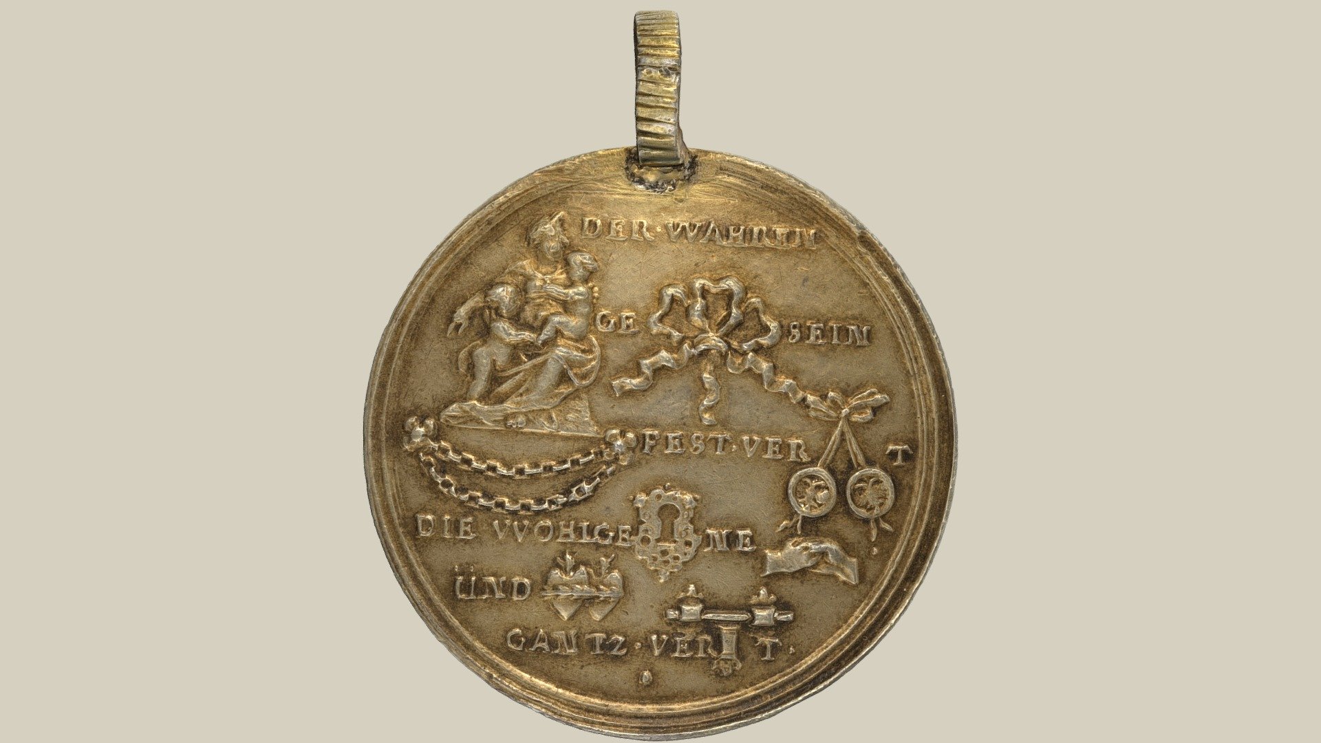 Rebus medal — Sketchfab embed 3D viewer