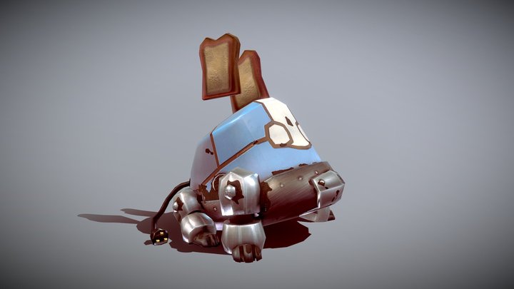 Toasty the robot 3D Model
