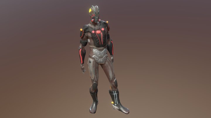Post-Apocaliptic Soldier 3D Model