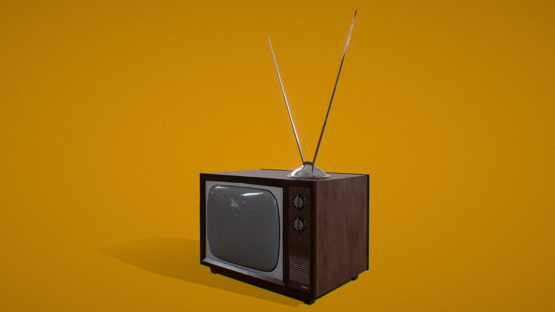 Vintage TV Buy Royalty Free 3D model by JoaquínM