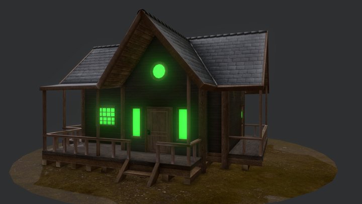 Paranormal Cabin 3D Model