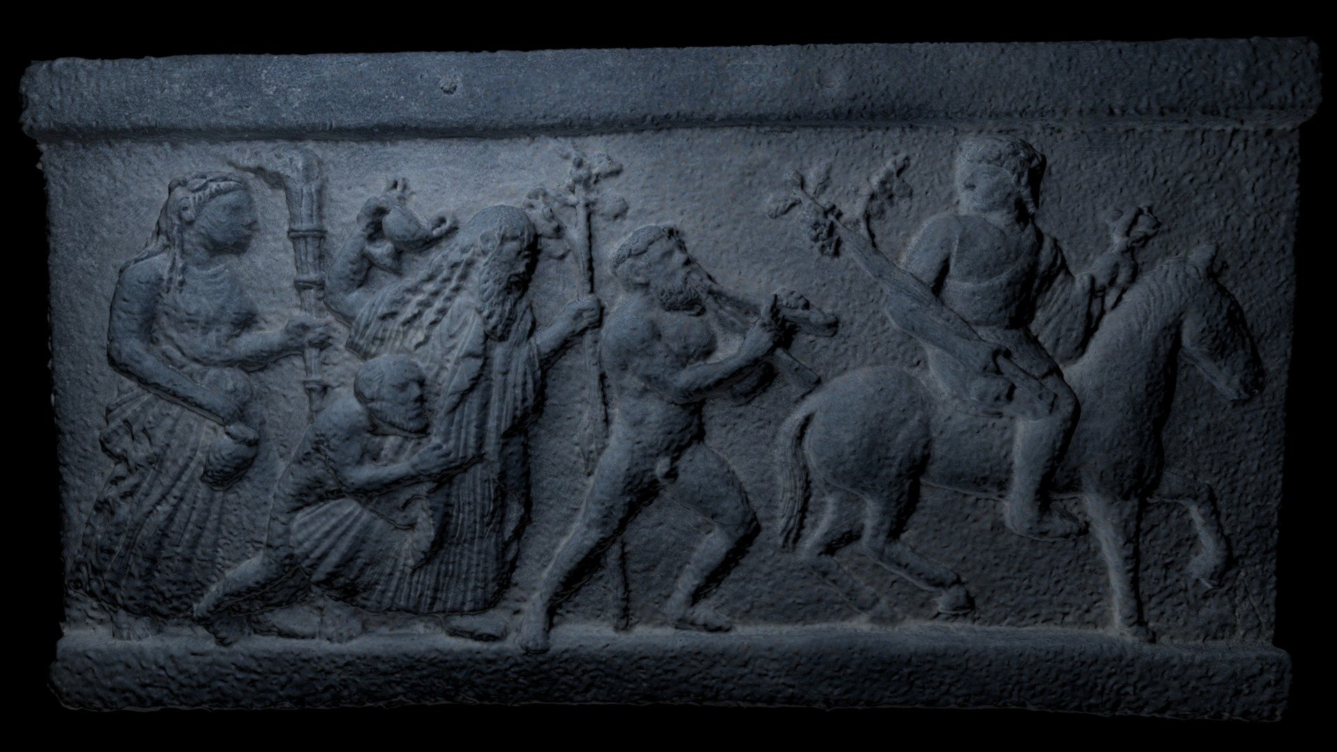 Dionysus Relief - Ancient Greece Gods