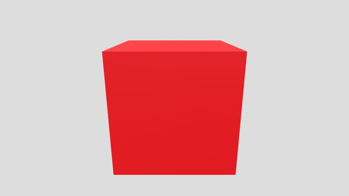 3d Cube 3D Model