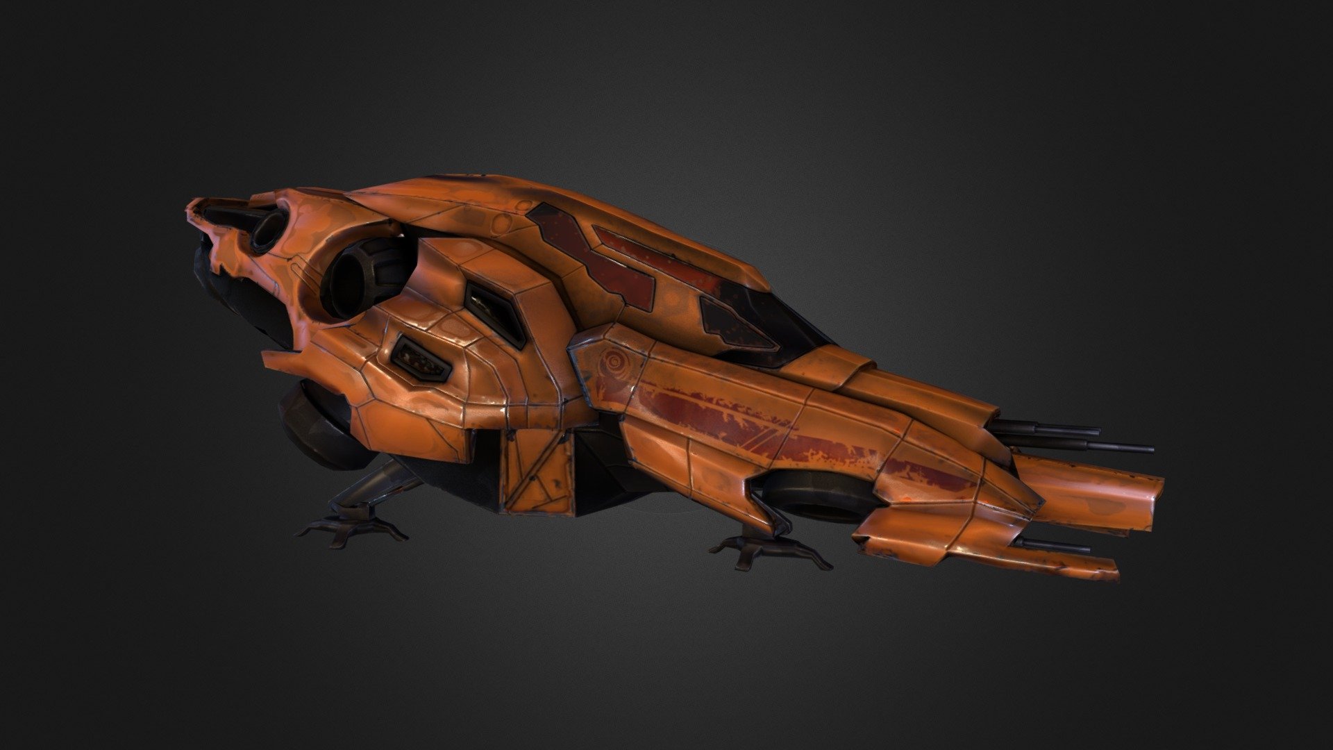 spaceship - 3D model by p.alexandru (@alecsis99) [c890102] - Sketchfab