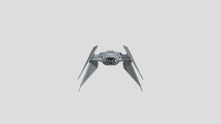 TIE Silencer First Order 3D Model