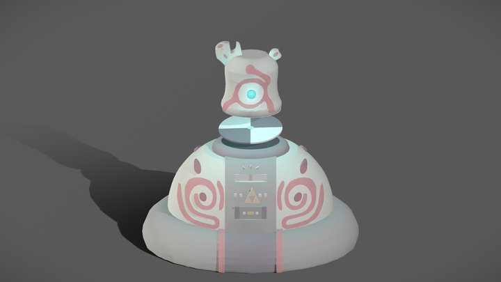 Zelda and Chill Guardian 3D Model