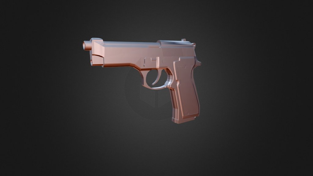 M9 Beretta - 3D model by jamescruzat [c89250b] - Sketchfab