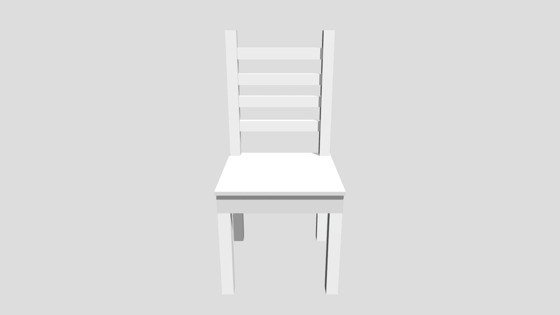 Kitchen chair — Sketchfab embed 3D viewer