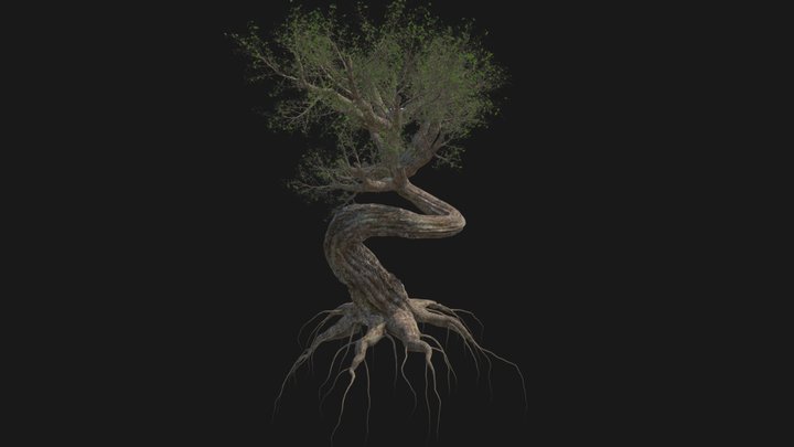 [4K] Fantasy Tree 3D Model