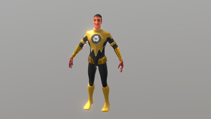 Sinestro 3D Model