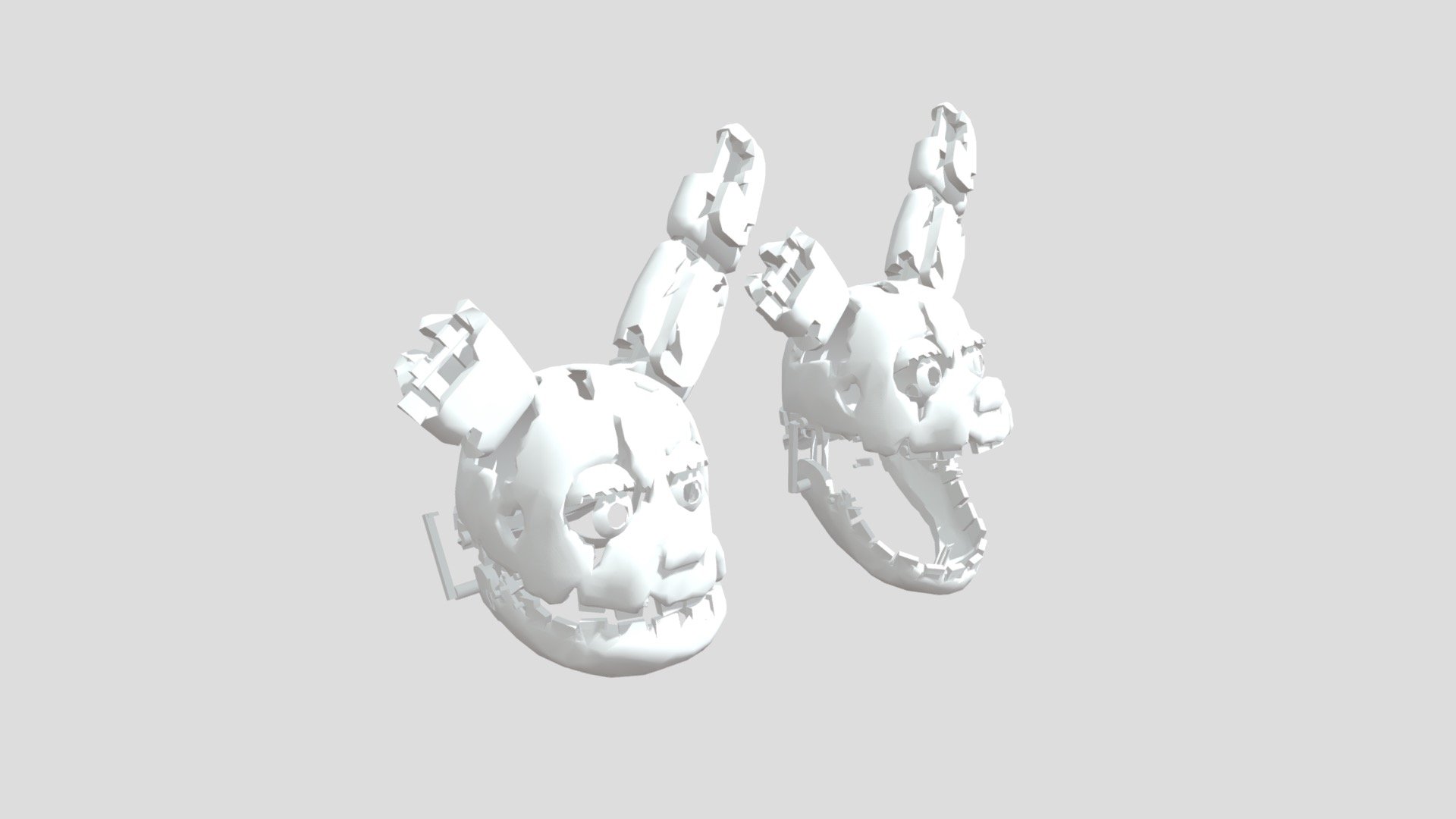 Springtrap Head With Springlocks - Download Free 3D model by Millennium Doctor Who 2 (@ninetails ...