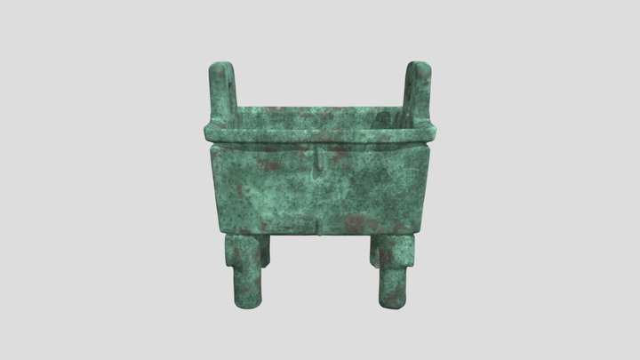 青铜鼎二 3D Model
