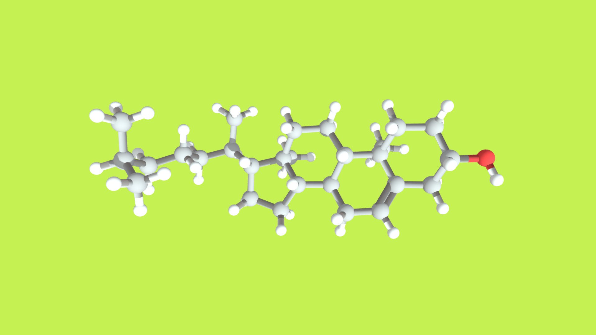 Cholesterol Molecule Download Free 3D Model By S Duce sduce 