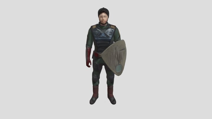 Low Poly Soldier Boy 3D model 3D Model