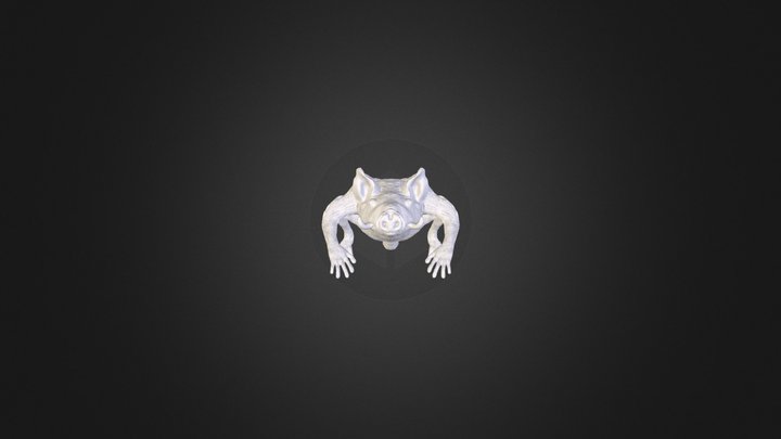 Pig-Faced Flying Marmoset 3D Model