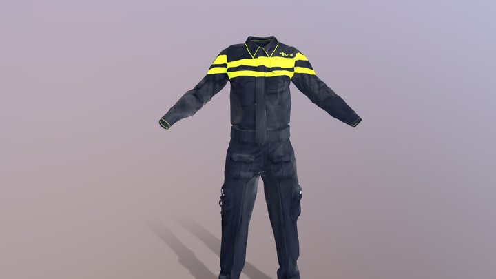 Politie Uniform PS_PO 3D Model