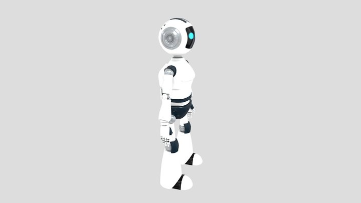Sci Fi Robot 3D Model