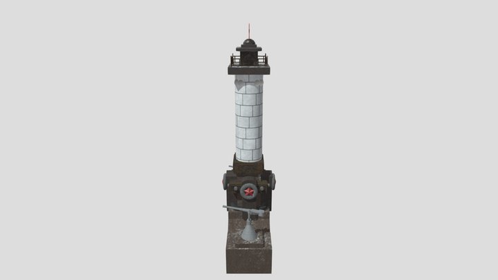 памятник погибших моряков бейба 3D Model