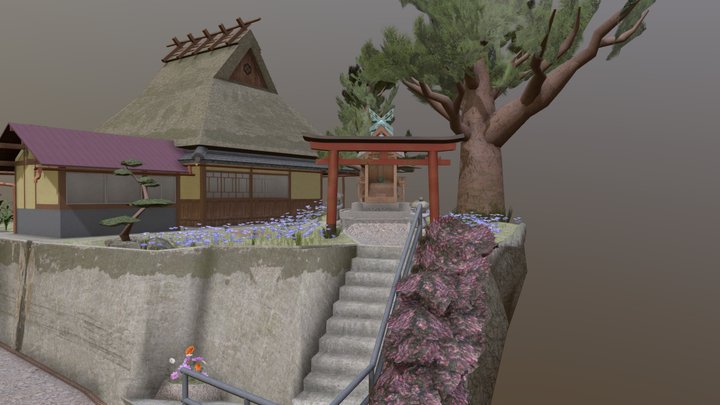 DAE Diorama - Grandma's House 3D Model