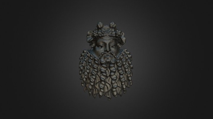 Masque de Silène, Épave de la Fourmigue C 3D Model