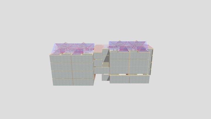 19414_Roof_Trusses_Block_C 3D Model