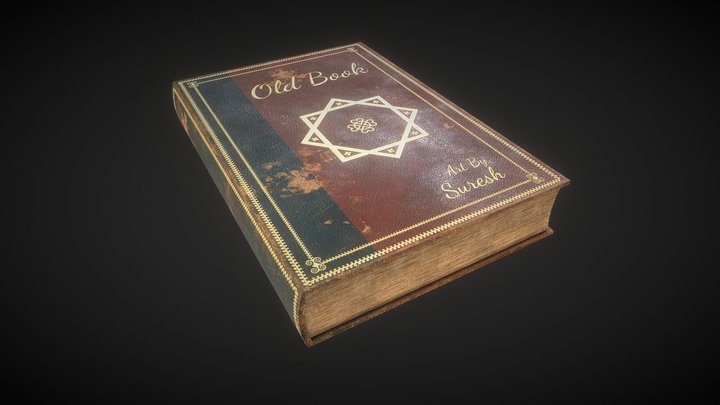 Old Book 3D Model
