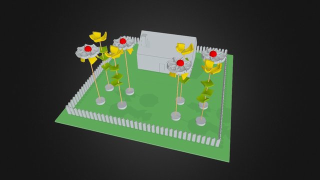 Pop-up House 3D Model
