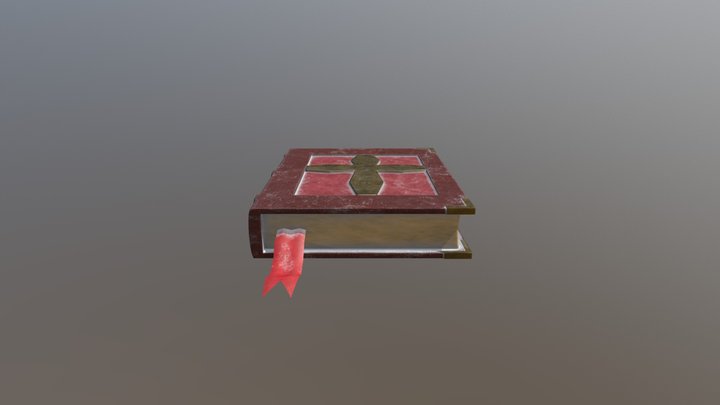 Old Abandoned Bible (Upper Class) 3D Model